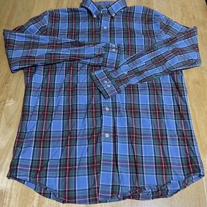 Crown & Ivy Shirt Mens Médium‎ Long Sleeve Button Up Classic Fit Multicolor